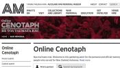 AM online cenotaph